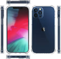 Transparent Crystal Clear Case with Bumper Edge Protection for iPhone